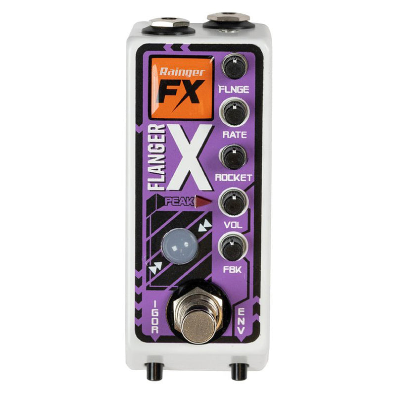 Rainger FX Flanger-X Flanger Pedal w/ Igor Pressure Pad Controller