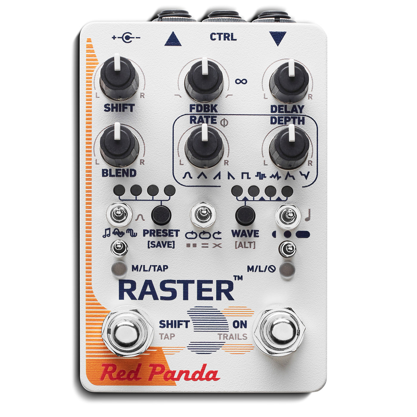 pitch delay pedal Red Panda Raster 2 Pitch-Shifted Delay Pedal