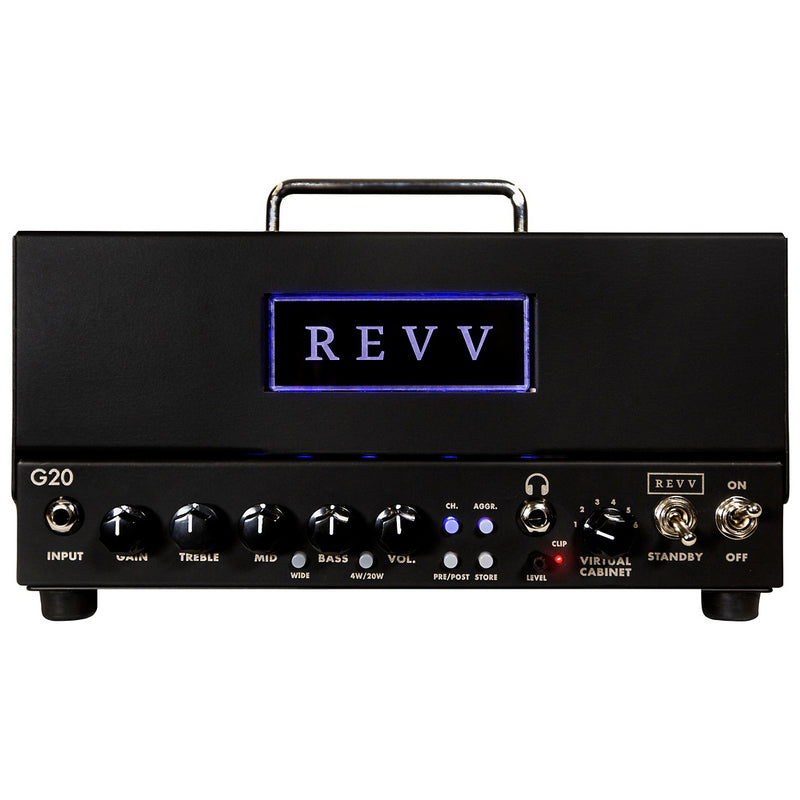 Revv Amplification G20 High Gain 20-Watt Tube Guitar Amp Head - Black