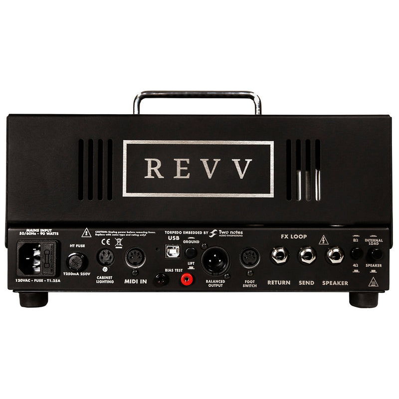 Revv Amplification G20 High Gain 20-Watt Tube Guitar Amp Head - Black