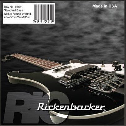 Rickenbacker 95511 4-String Electric Bass String Set (45-105)