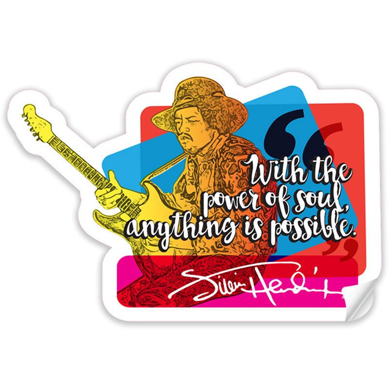 Jimi Hendrix Power of Soul Sticker