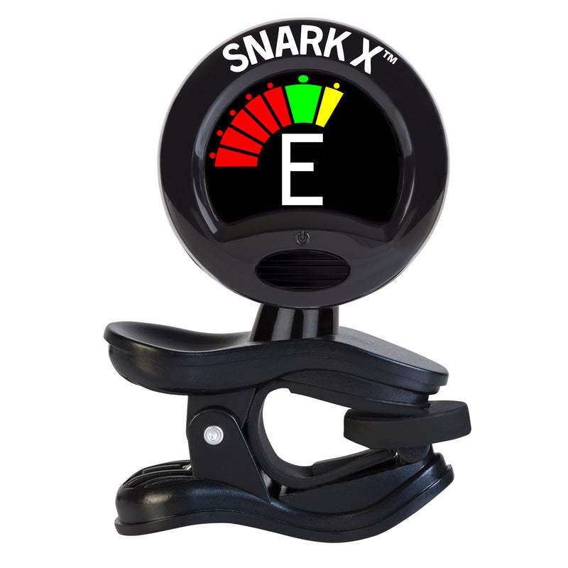 SNARK SN-X Clip-On Guitar & Bass Tuner w/Vulcanized Rubber Joints + Longer Battery Life
