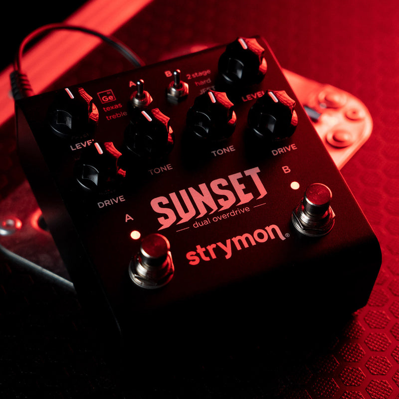 Strymon Sunset Limited Midnight Edition Dual Overdrive Guitar Effects Pedal
