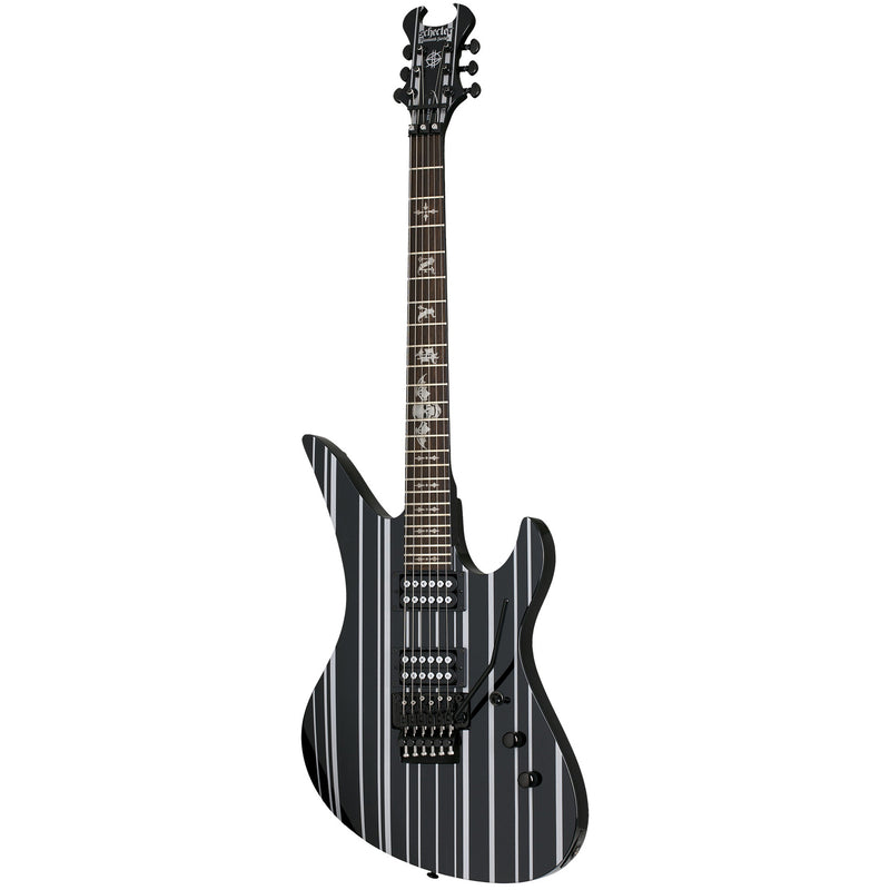Schecter Synyster Gates Standard Signature Guitar - Gloss Black with Silver Pinstripes