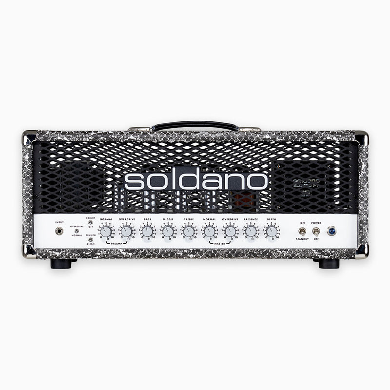 Soldano SLO-100 Custom 100 Watt Tube Guitar Amplifier Head - Snakeskin