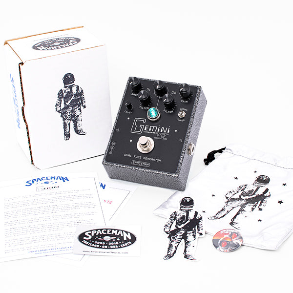 Spaceman Gemini IV Dual Fuzz Generator Pedal - RARE Limited Edition Meteor Finish (Only 88 Made)