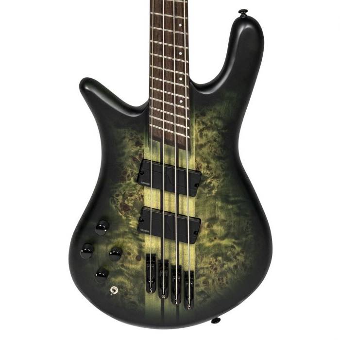 Spector NS Dimension Multi-Scale Left-Handed 4-String Bass Guitar - Haunted Moss Matte