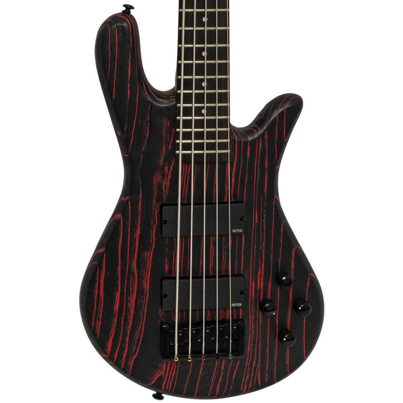 Spector NS Pulse 5 5-String Bass w/ EMG pickups - Cinder Red