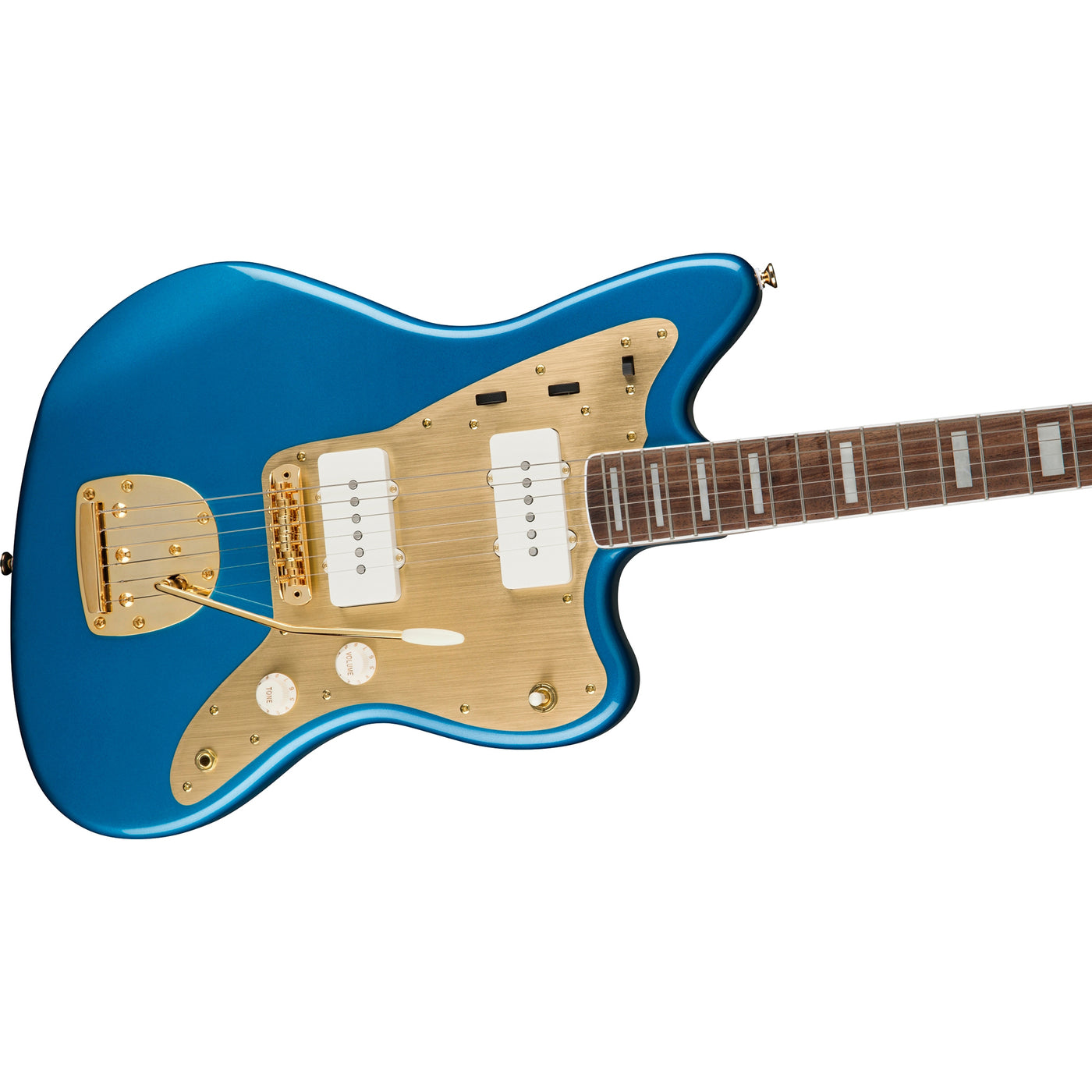 Squier 40th Anniversary Jazzmaster Gold Edition - Lake Placid Blue New