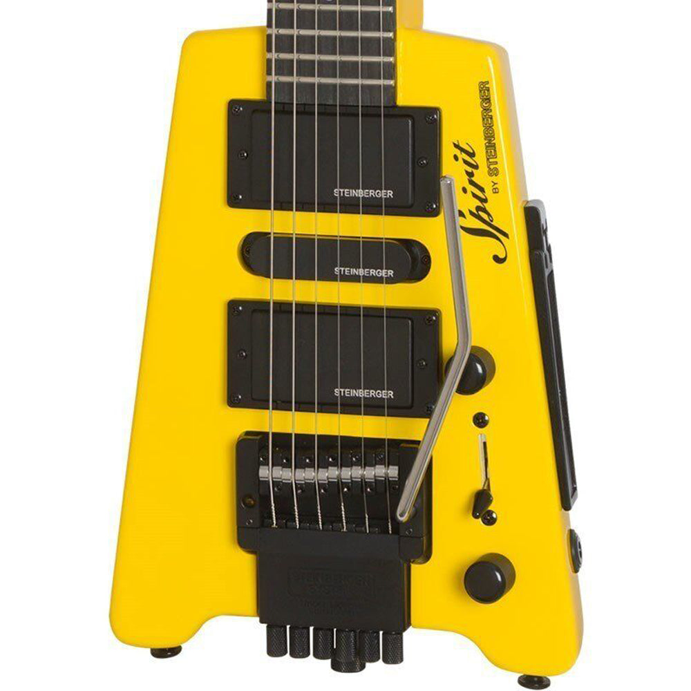 Steinberger Spirit GT-PRO Deluxe Guitar - Hot Rod Yellow