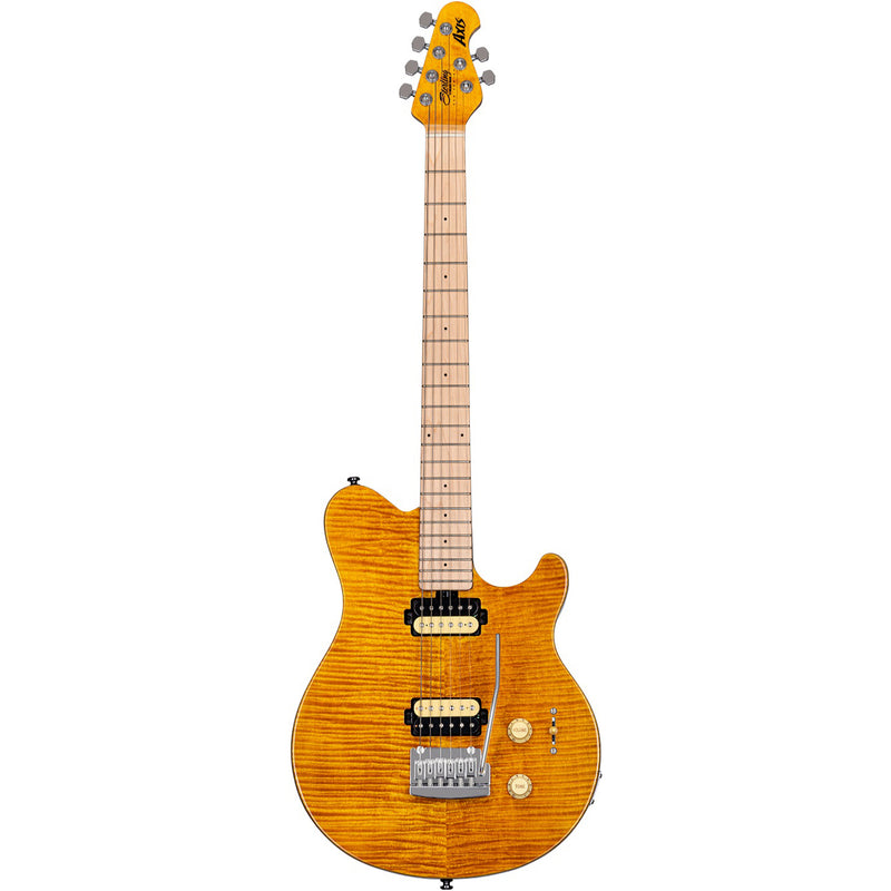 Sterling by Music Man SUB Axis Flame Maple Top - Trans Gold