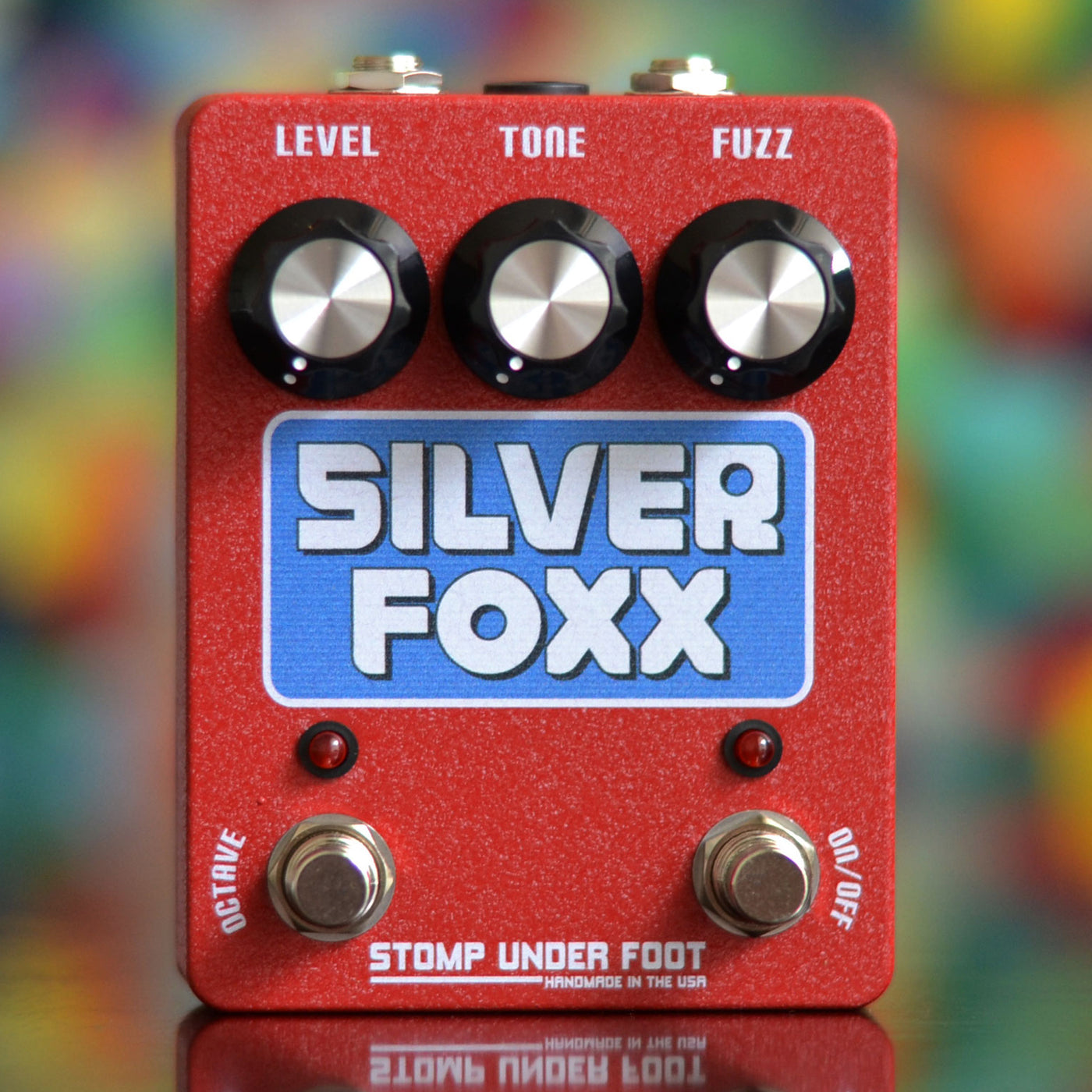 foxx fuzz pedal Stomp Under Foot Silver Foxx Octave Fuzz Pedal