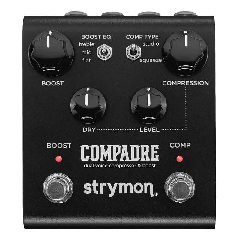 Strymon Limited Edition Compadre Dual Voice Compressor  & Boost Pedal - Midnight Black