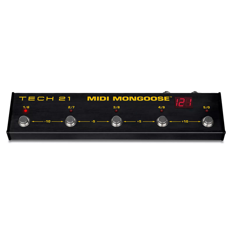 Tech 21 MIDI Mongoose MIDI Controller Pedal Footswitch