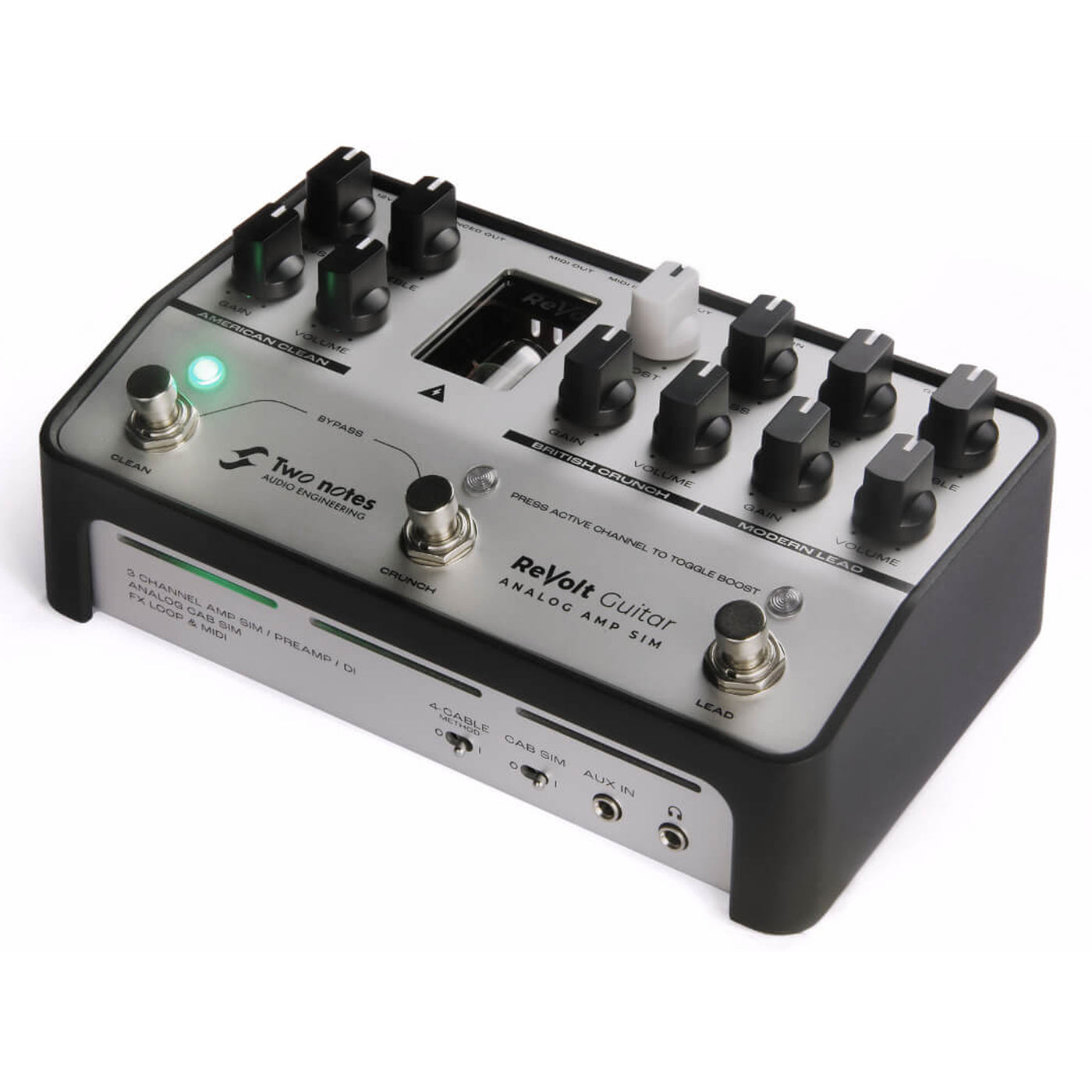 amp and cab sim pedal Two Notes ReVolt Guitar Analog Amp Simulator
