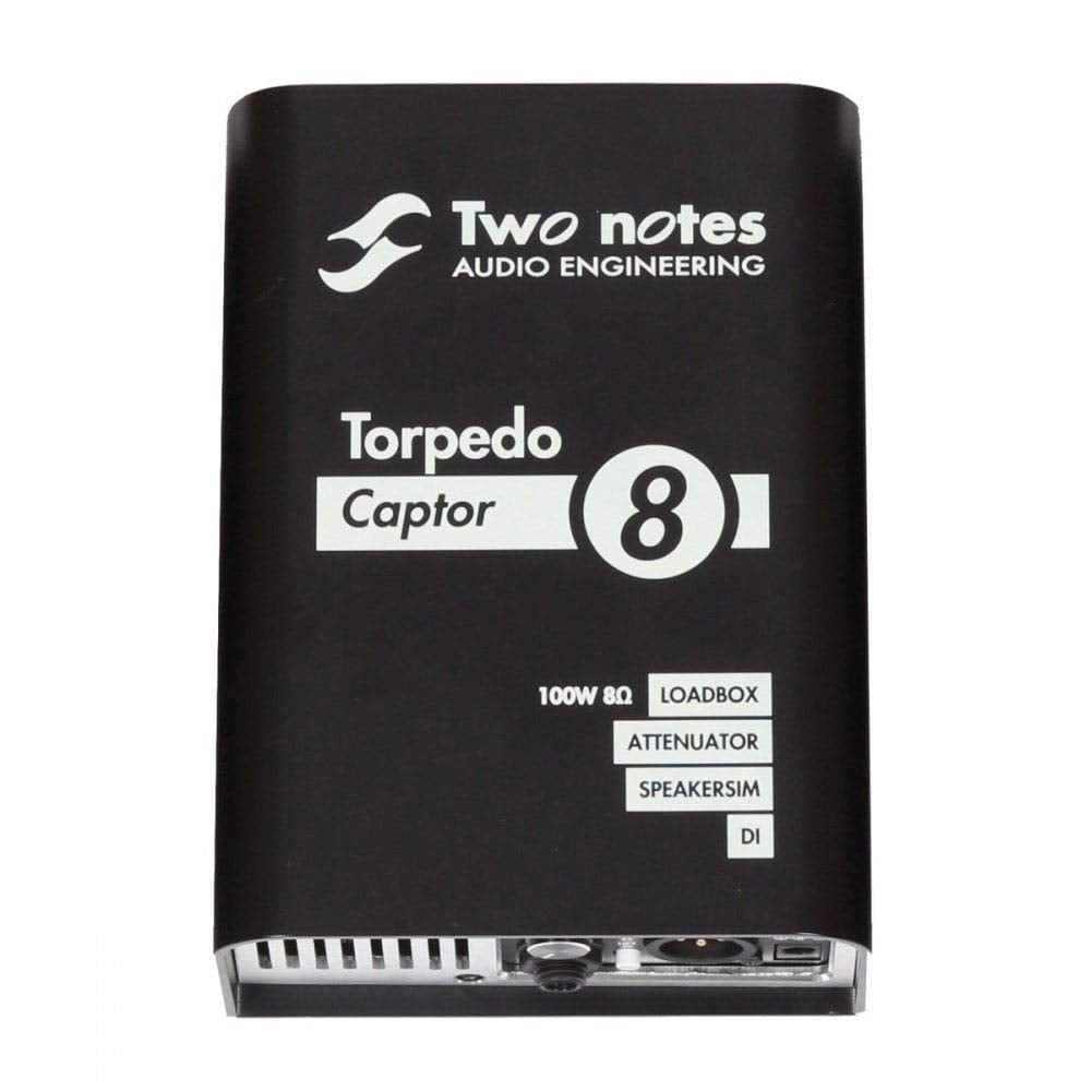 Two Notes Torpedo Captor Reactive Loadbox DI and Attenuator - 8 ohm