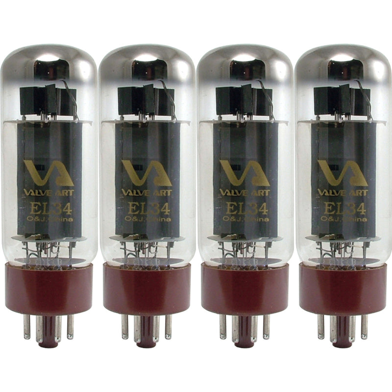 Valve Art EL34B Matched Quartet Power Amp Tubes
