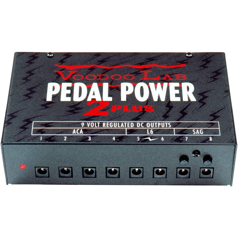 Voodoo Lab Dingbat Small 18" x 7-3/4" Pedalboard Power Package w/ Pedal Power 2 PLUS