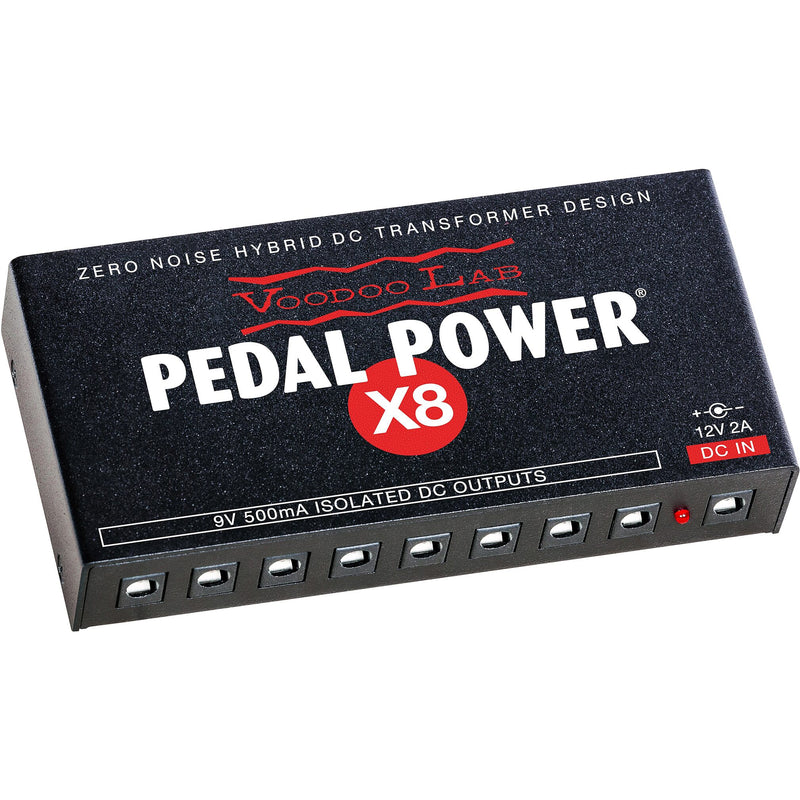 Voodoo Lab Pedal Power X8 8-output Isolated Guitar Pedal Power Supply