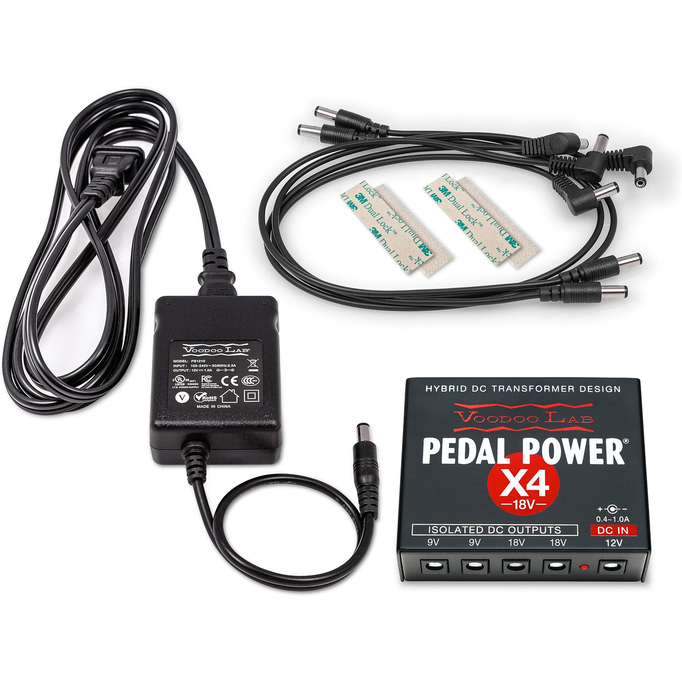 guitar pedal power adapter Voodoo Lab Pedal Power X4-18V Isolated Power Supply
