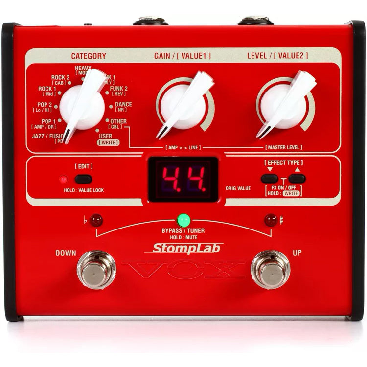 vox effects pedal Vox SL1B StompLab Bass Effect Pedal