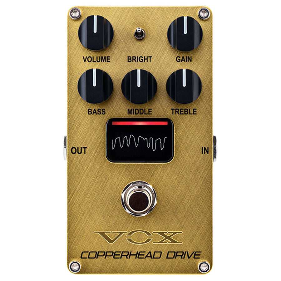 Vox VECD Valvenergy Copperhead Drive Analog Distortion Pedal w/ NuTube