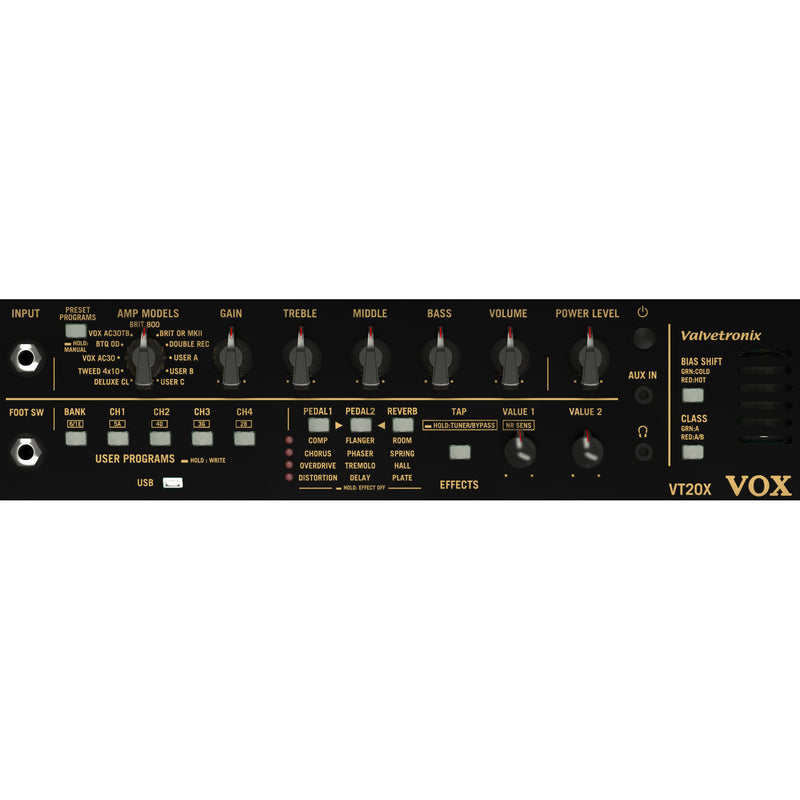 Vox VT20X 20-watt 1x8" Modeling Combo Amp