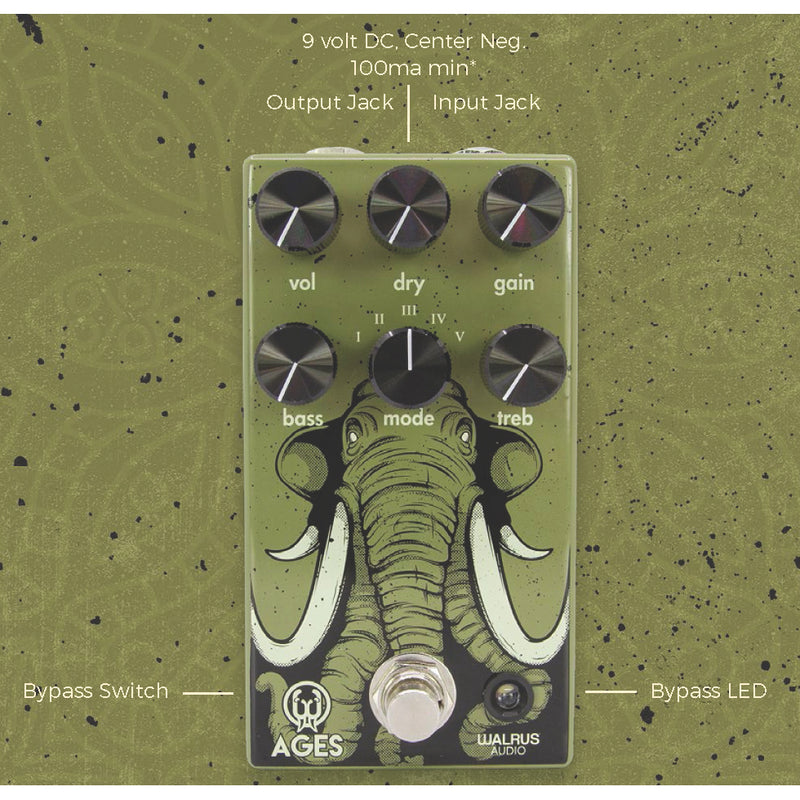 Walrus Audio Ages Five-State Overdrive Pedal