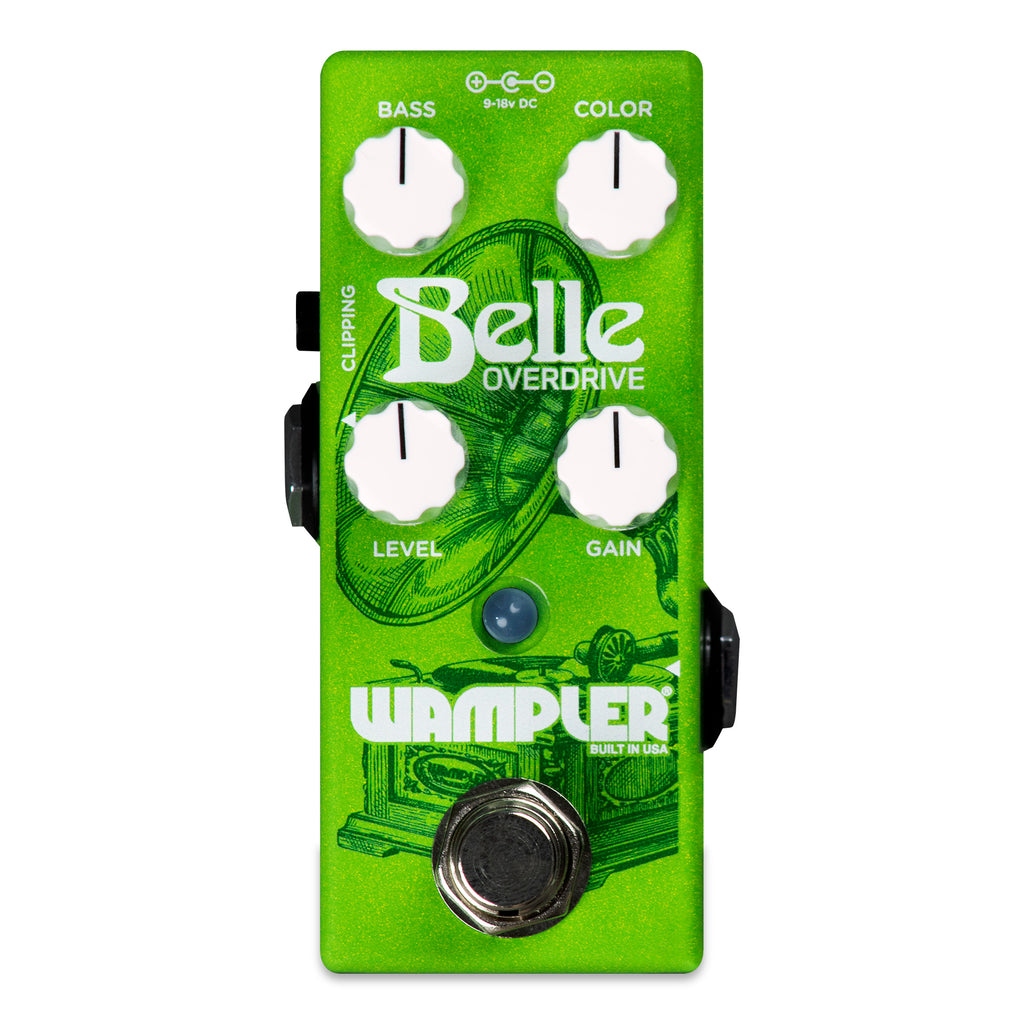 Wampler Belle Mini Drive Transparent Overdrive Pedal with True Bypass