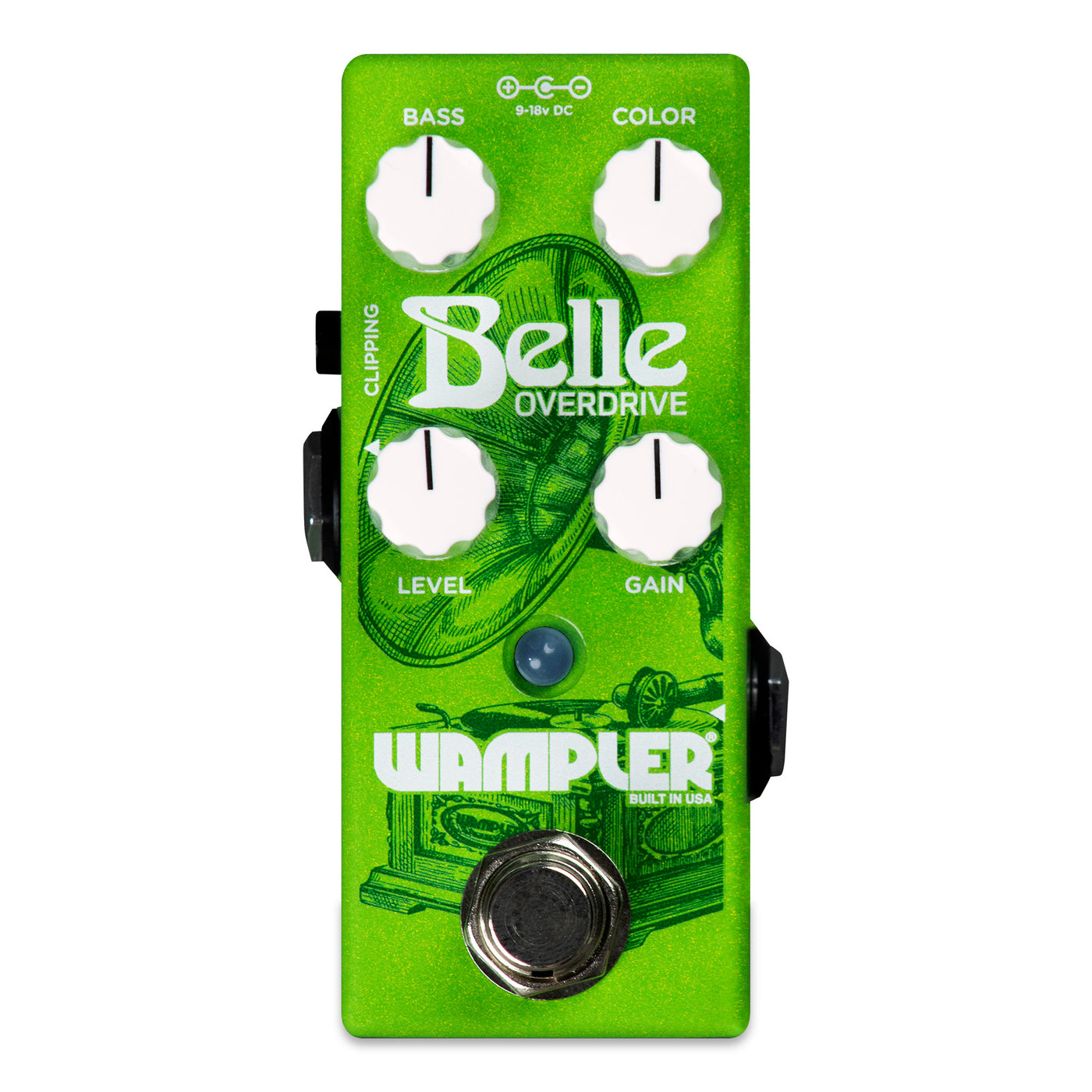 transparent overdrive pedals Wampler Belle Mini Drive Transparent Overdrive Pedal with True Bypass
