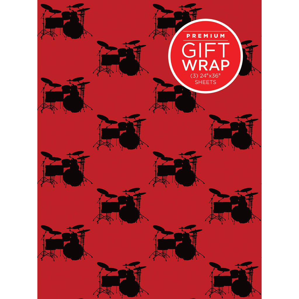 Wrapping Paper - Drumset Theme