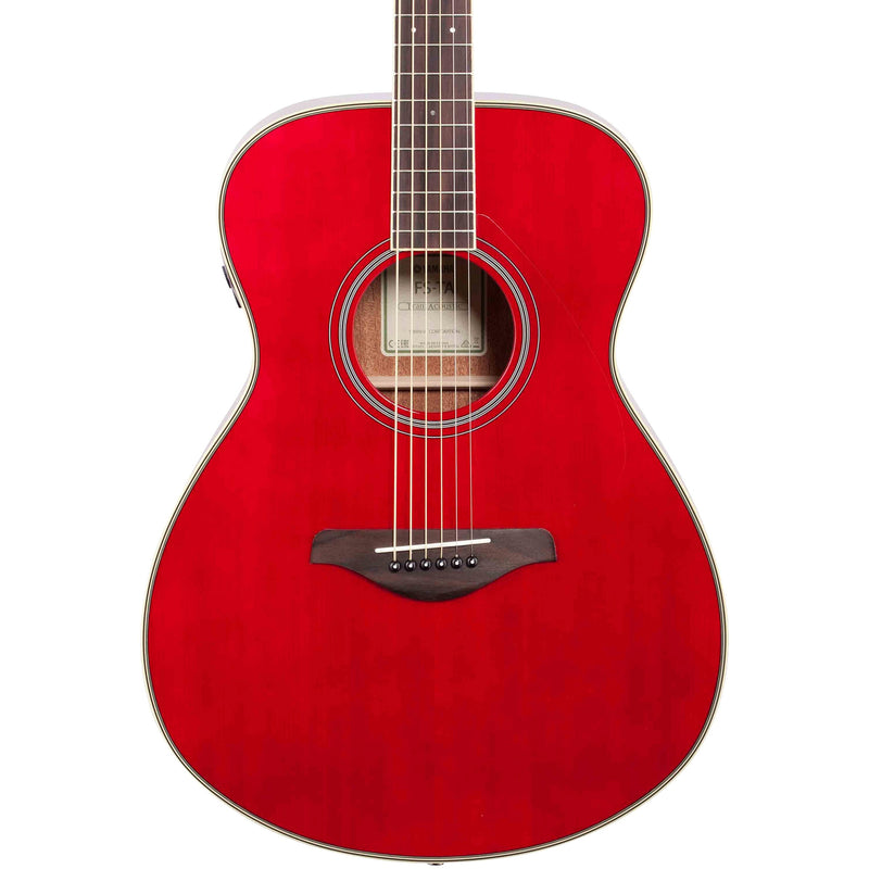 Yamaha FS-TA TransAcoustic Concert Acoustic-Electric Guitar w/ Chorus and Reverb - Ruby Red