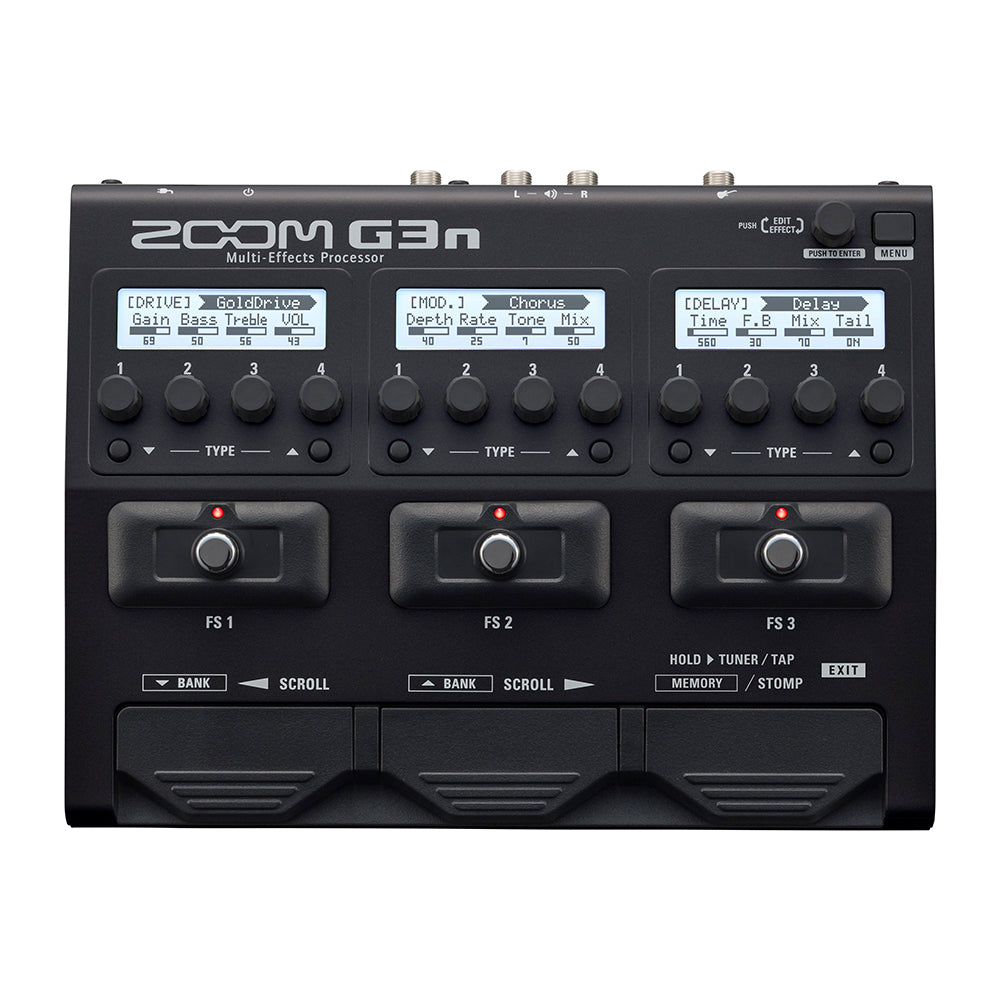 Zoom G3n Multi-Effects Pedal – Motor City Guitar