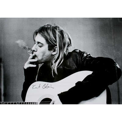 Kurt Cobain Acoustic Poster