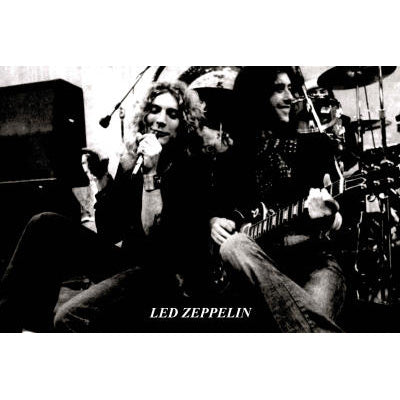 Led Zeppelin On Stage Poster