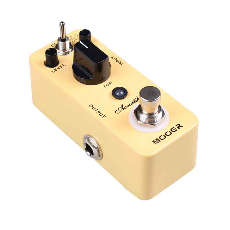 acoustic guitar simulator pedal Mooer Acoustikar Acous GuitSim – Motor City Guitar