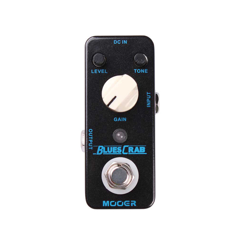 mooer mini pedals Mooer Blues Crab Overdrive Pedal