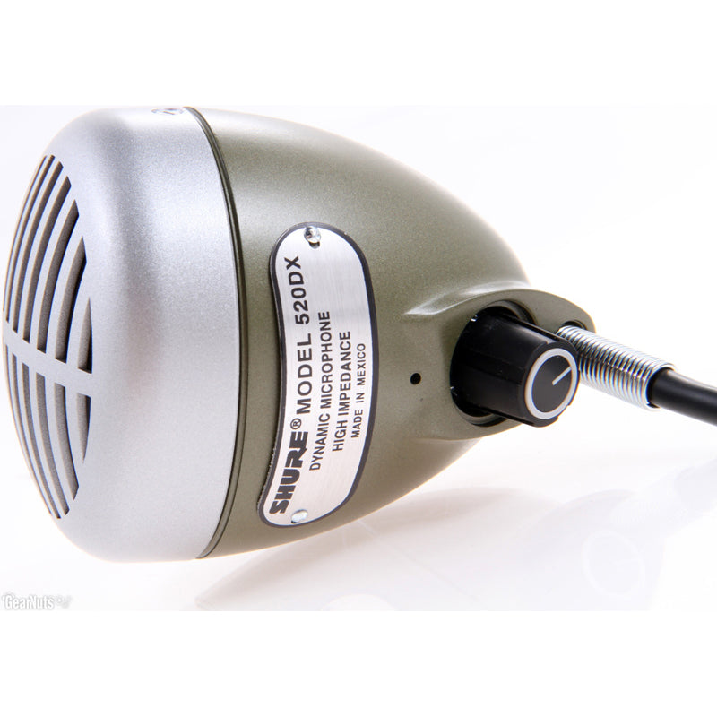 Shure 520DX Green Bullet Mic – Motor City Guitar