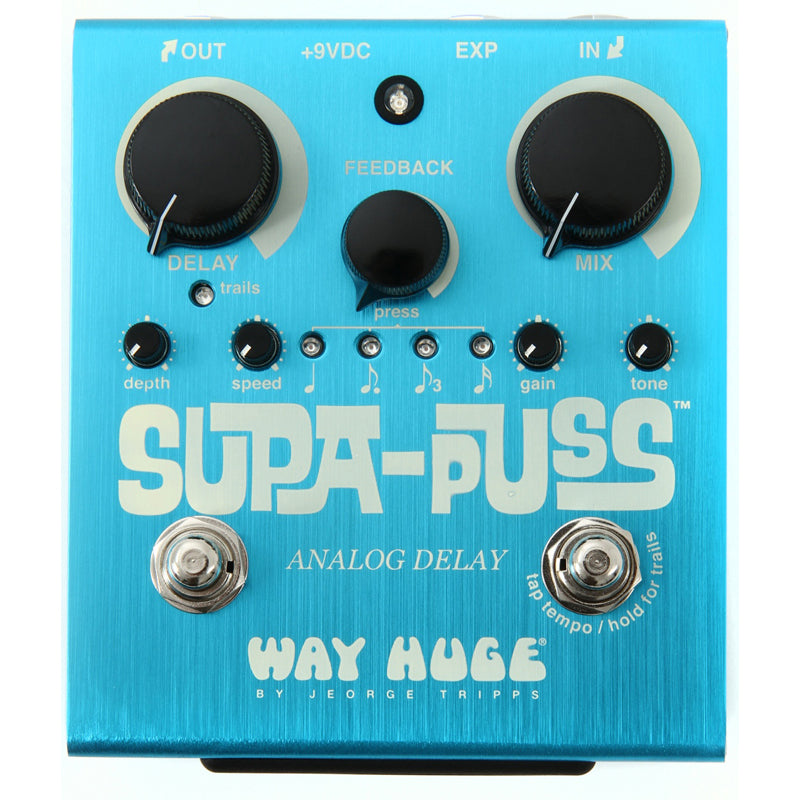ギター WAY HUGE WHE-707 Supa-Puss Analog Delay Way Huge Supa-Puss AnalogDelay – Motor City Guitar